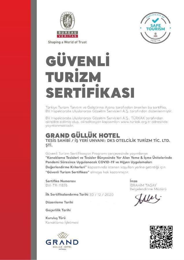 Grand Gulluk Hotel&Spa Antalya Bagian luar foto